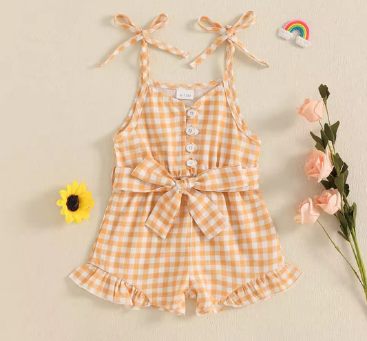 Orange Romper